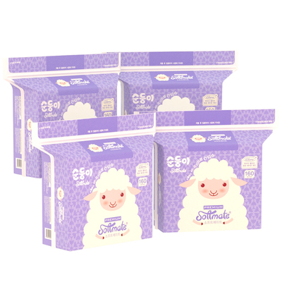 顺顺儿婴儿干湿两用绵柔巾洗脸巾