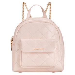 [中秋礼物]CHARLES&KEITH26秋季CK2-60671924菱格链条手提双肩包