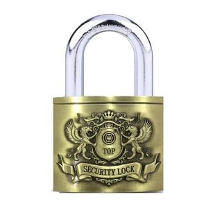 门锁家用挂锁金色防古锁户外防水防潮仓库门锁防生锈宿舍柜子锁头