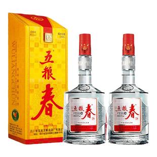 【官方旗舰店】五粮春45度500ml*2瓶 浓香型白酒纯粮食酒送礼宴席