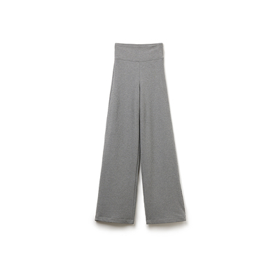 CALZEDONIA卡泽意袜秋冬新女哑光柔软含羊绒罗纹阔腿裤MIP083