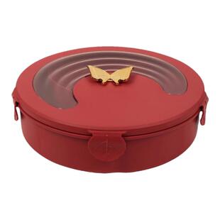 小简人家冬季新春客厅茶几干果盘糖果盒网红零食盘分格密封收纳盒