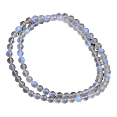 无戒天然奶油白月光水晶饰品配件