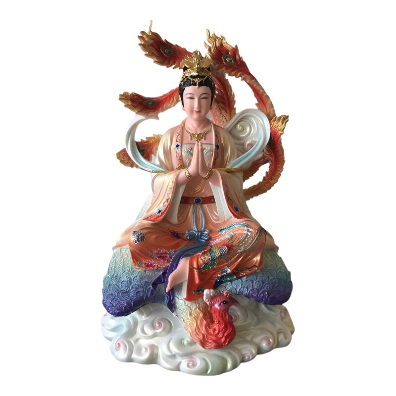 新款九天玄女神像摆件