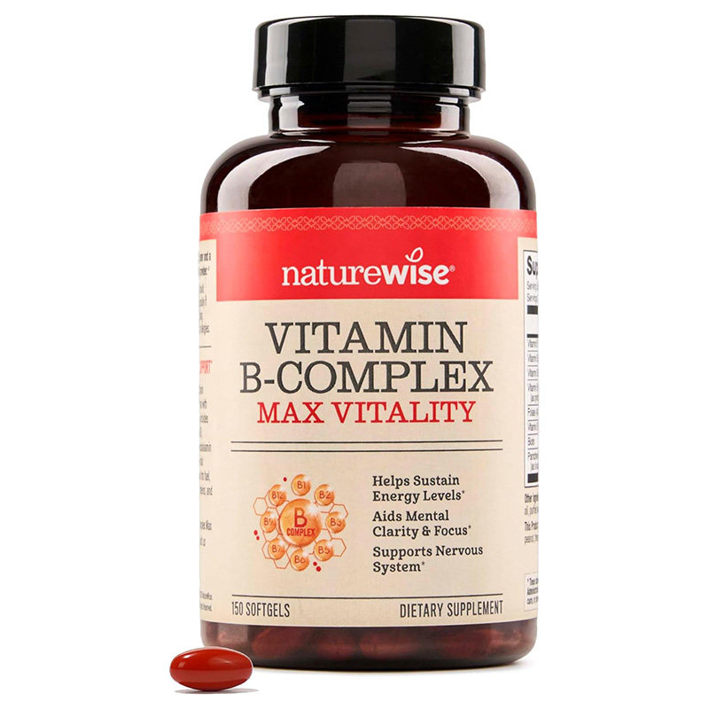 美国直邮NatureWise活性维生素B族150粒360粒B1B2B6B12叶酸生物素