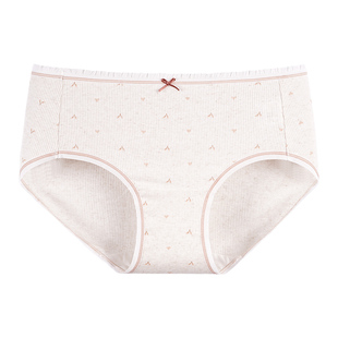 【79元3条】女生内裤印花可爱小裤舒适裆里聚乳酸内裤HKW2610