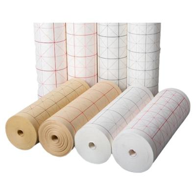 米字格长卷宣纸白色仿古色半生半熟毛笔字书法专用纸练字用毛边纸