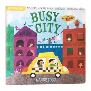咬咬书 忙碌的城市 Indestructibles Busy City 英文原版绘本 幼儿英语启蒙早教认知 Workman Publishing 英文版进口原版书籍