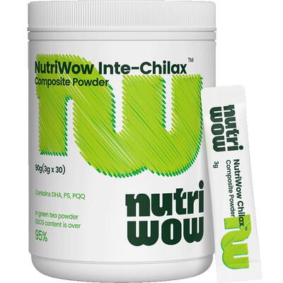 Nutriwow恩崔沃轻莱思绿茶酵母益生元钙镁锌+dha+PS+PQQ美国进口