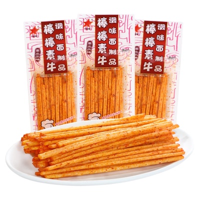 棒棒牛怀旧零食麻辣辣条李星星