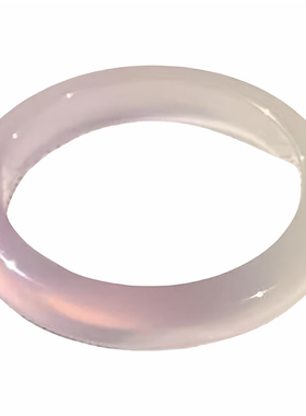 浅紫流光冰种玉髓手镯无酸洗注胶