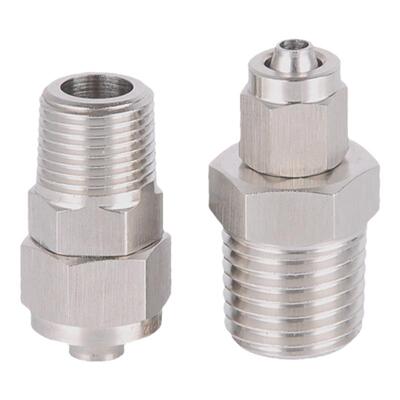 304不锈钢快拧直通终端接头