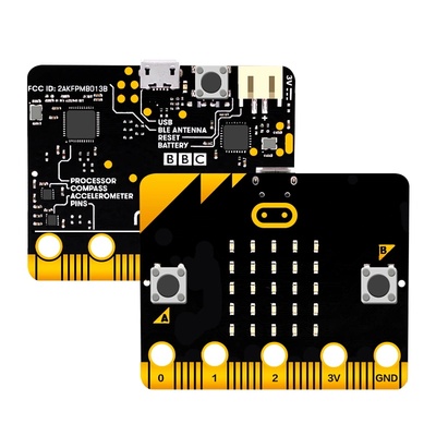 microbit V1V2.2主板开发板套件青少年入门拓展板python编程小车
