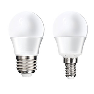 LED灯泡螺口螺丝扣leb节能家用lyd罗口台灯超亮护眼小头球泡灯炮