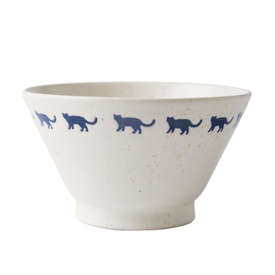 亿嘉日式复古陶瓷饭碗家用斗笠碗