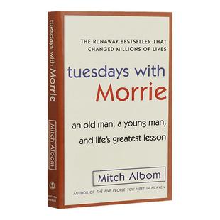 相约星期二英文原版小说 Tuesdays with Morrie 十四堂星期二的课 英语进口外文书籍搭怦然心动flipped奇迹男孩Wonder哈利波特