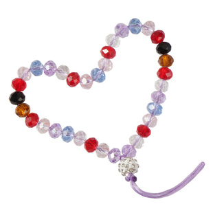 时尚水晶手机挂绳镶钻珠子链手腕短绳挂件饰品手机壳U盘钥匙通用