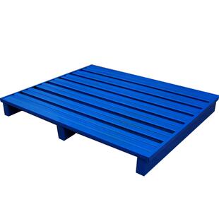 钢制托盘工业叉车铁托盘镀锌地牛重型垫板货物栈板川字金属卡板