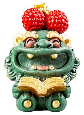 国潮青砂石风狮爷摆件