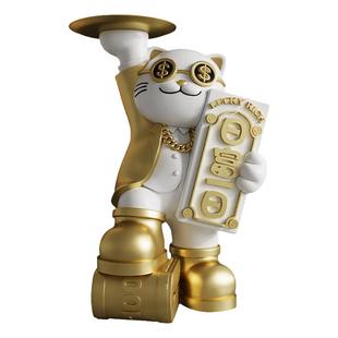 大型招财猫落地摆件客厅装饰品乔迁礼品前台发财猫新店开业礼物