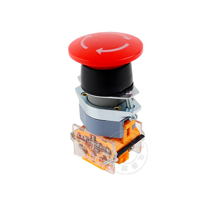 急停蘑菇头自锁开关按钮