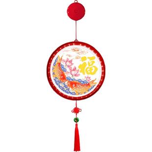 迎春接福发光生肖挂饰2026新年马年房间门上春节氛围装饰布置挂件