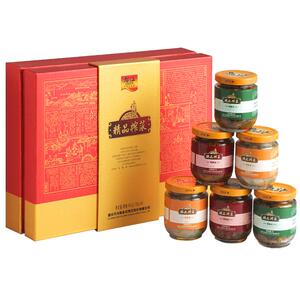 乌江涪陵榨菜瓶装精品榨菜礼盒150g*6瓶送礼咸菜下饭菜榨菜