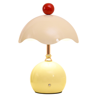 蛋壳台灯可爱卧室高级轻奢床头结婚长明灯一对新婚礼物氛围小夜灯