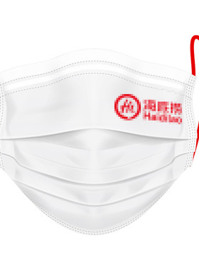 殊莎餐饮口罩防尘透气无纺布口罩