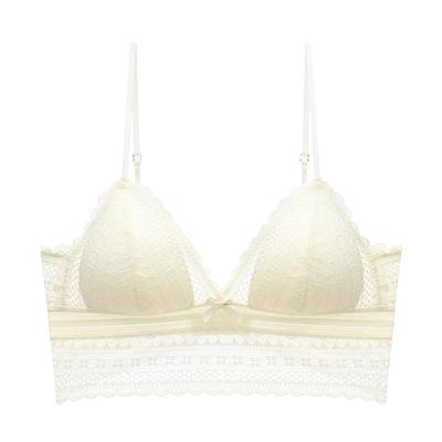 法式蕾丝美背无钢圈文胸