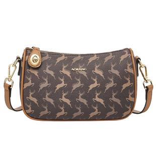 奥康饺子包2025新款妈妈斜挎包女款小方包大容量单肩包包新年礼物