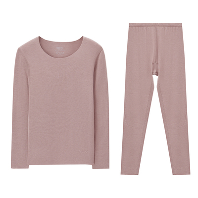 红豆发热保暖内衣无痕护膝情侣