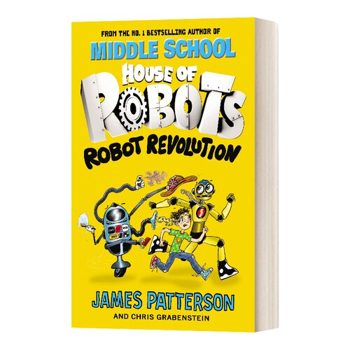 英文原版 House of Robots#3 Robot Revolution 机器人之家#3 机器人革命 英文版 进口英语原版书籍儿童全英语书