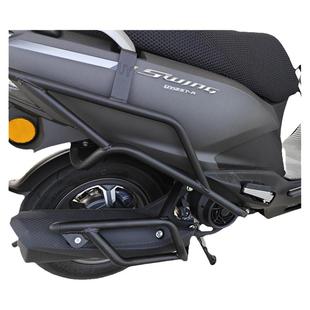 适用于铃木UY125T-A排气管护杠消音器保险杠改装UU UE排气防摔杠