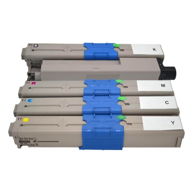 DAT适用OKI C530dn粉盒 C510d C511dn MC562dn 彩色激光打印机碳粉C531dn MC561 彩色黑色墨盒碳粉盒