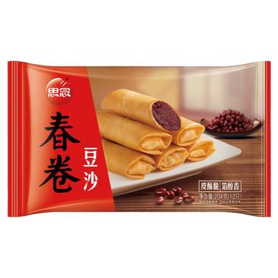 思念豆沙全素春卷早餐速食半成品