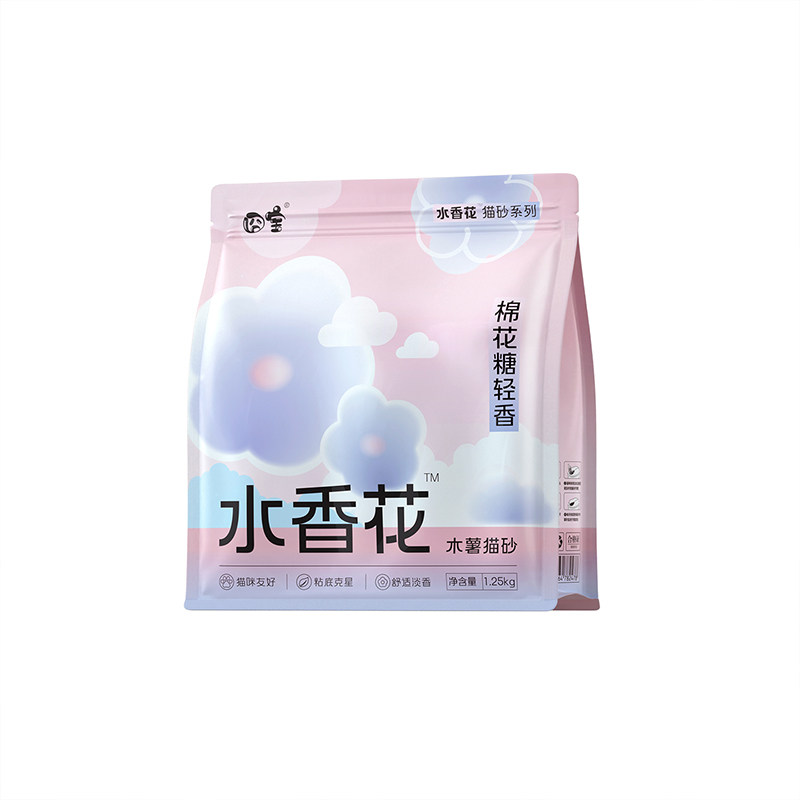囧宝云朵棉棉水香花木薯猫砂除臭
