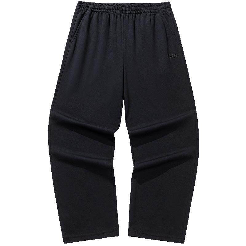 安踏休闲针织阔腿裤运动长裤