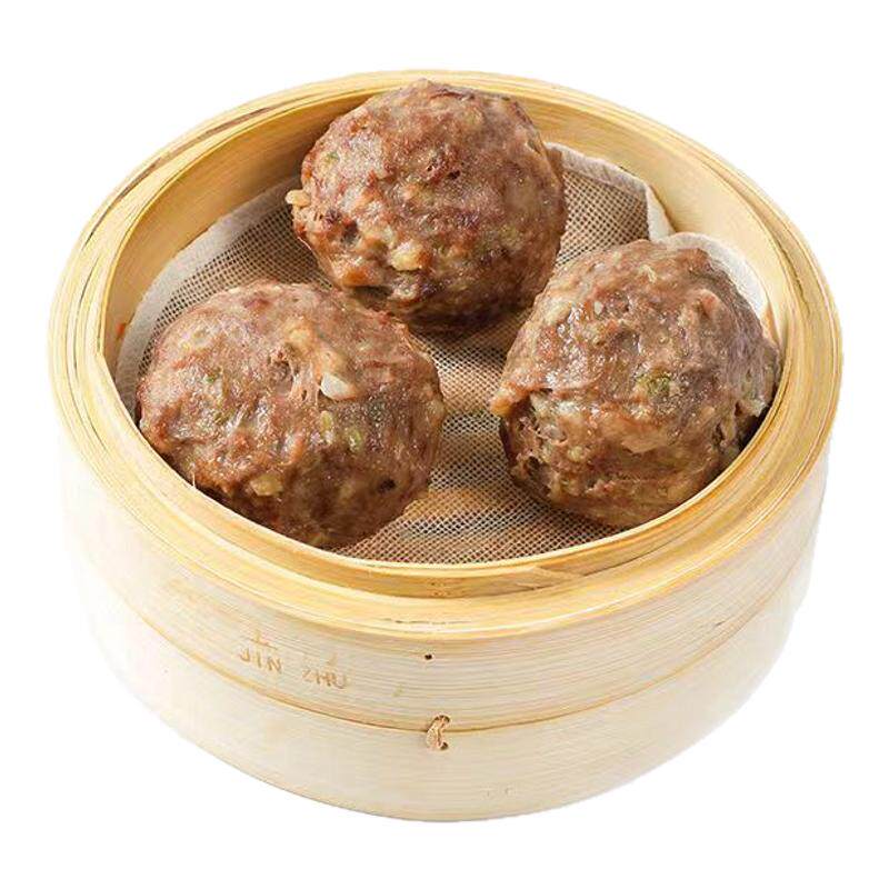 粤式点心广东早茶点心爽滑牛肉球滑嫩牛肉胶顺德美食广东特色
