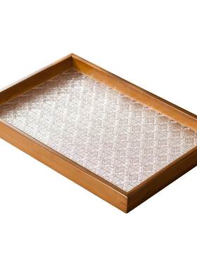 木马人茶盘家用茶托盘长方形茶具
