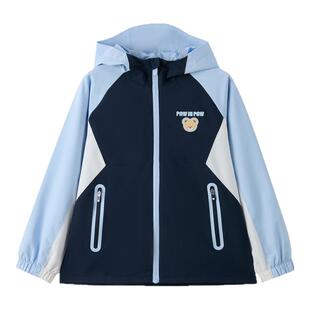 【防泼水】PawinPaw卡通小熊童装26年春夏季新款男女童连帽外套
