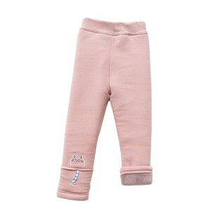 男女童棉裤三层加绒加厚打底裤3岁儿童4宝宝5冬季6外穿7保暖裤子8