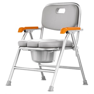 老人坐便器移动马桶孕妇专用结实凳老年家用上厕所神器便携折叠椅