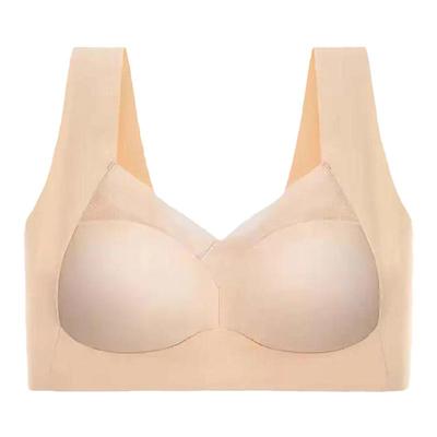 无钢圈冰丝内衣无痕透气运动背心