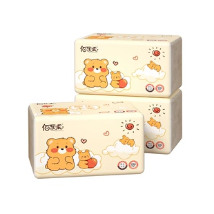 408张大包纸巾抽纸家用实惠整箱批卫生纸餐巾纸加厚擦手纸家庭装