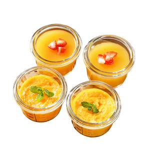 蛋糕模具空气炸锅用耐高温玻璃碗果冻布丁杯宝宝辅食磨具烘焙工具