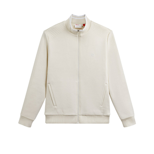 Wilson威尔胜官方春季男士飞织工艺经典立领网球保暖棉服外套