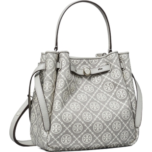【礼物】TORY BURCH 汤丽柏琦 ROMY T MONOGRAM 水桶包178227