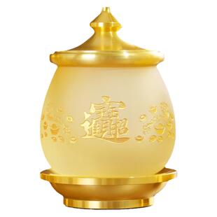 佛堂前上供水杯圣水杯室内家用摆件水琉璃财神净水杯酒杯敬神台