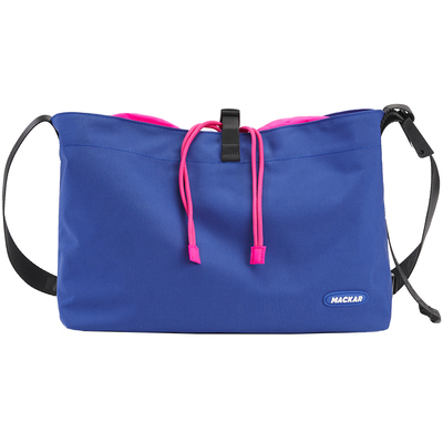 MACKAR户外运动旅行健身斜挎包男大容量骑行邮差包时尚通勤单肩包